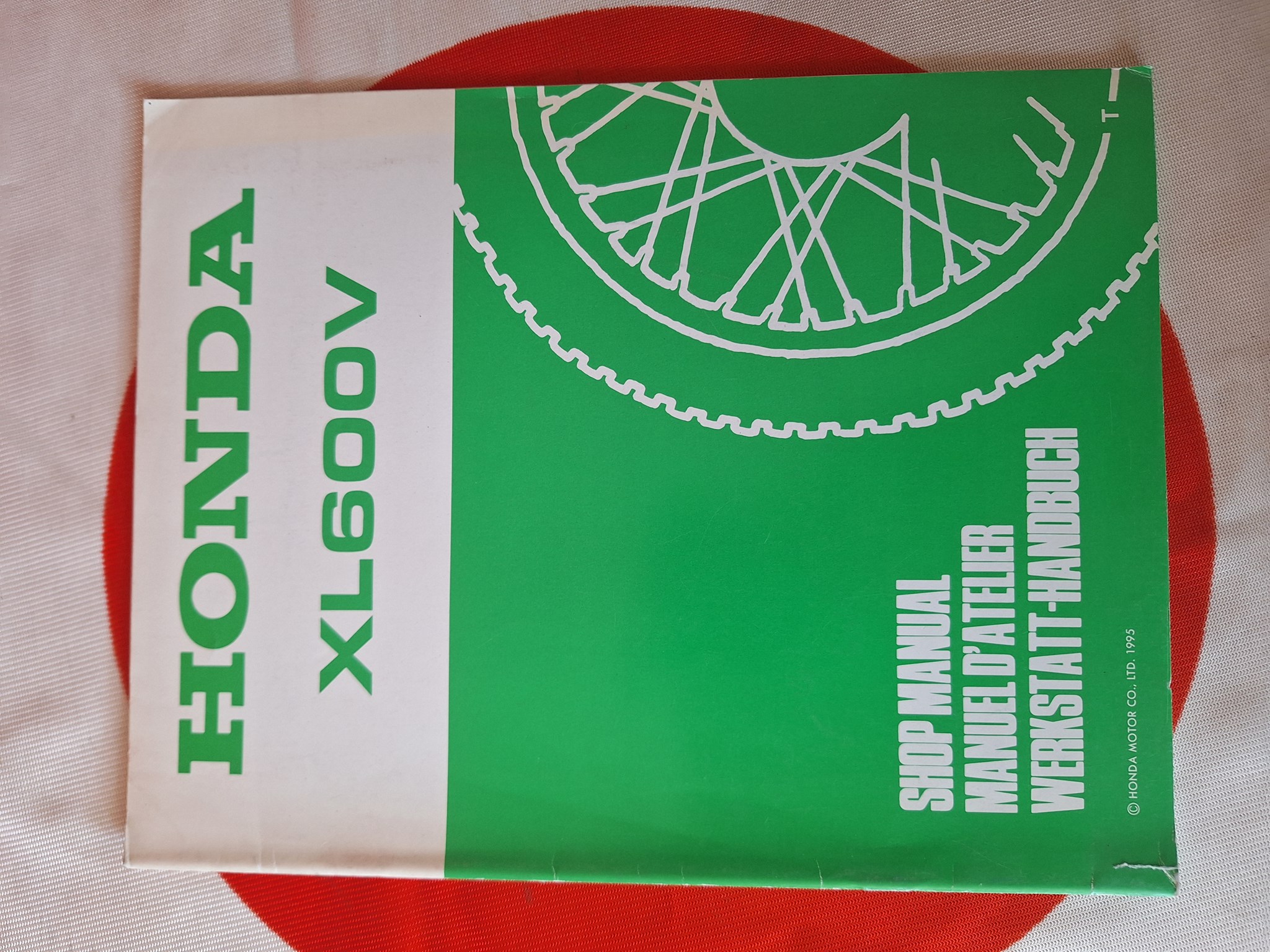 Picture of Werkstatthandbuch Nachtrag Honda  XL600V